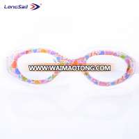 Pink heart pattern IML goggles anti-fog and UV protection for swimming