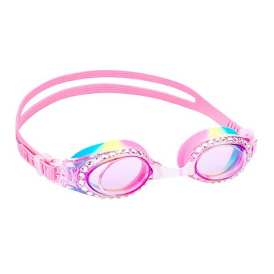 Eye Lash Cute Novelty Swim Goggles For Girls With Anti Fog Uv Protect